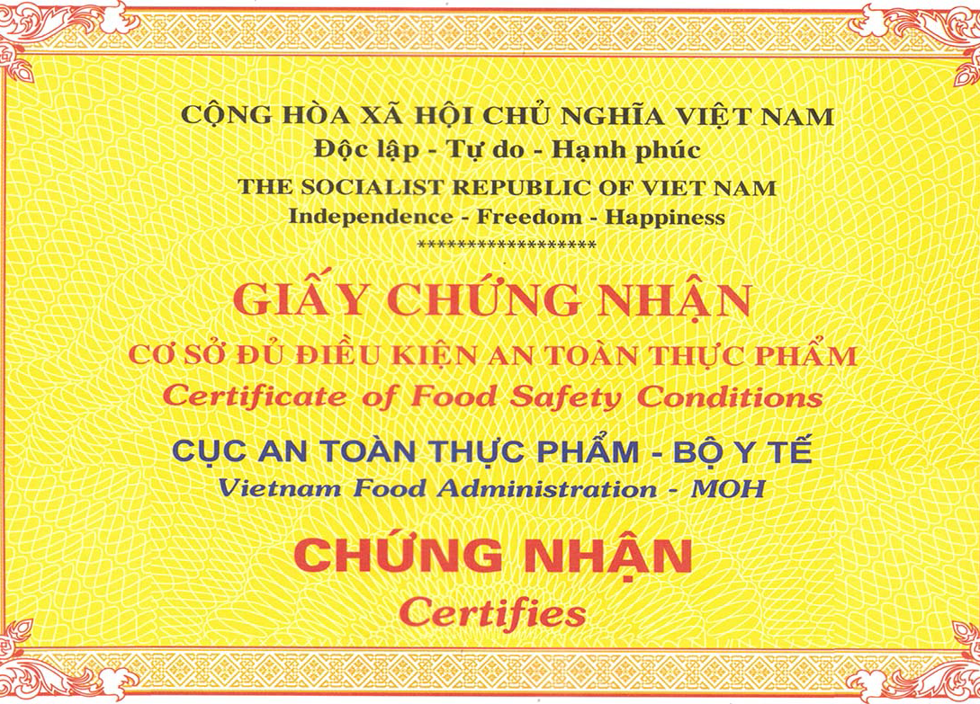 GCN ATVS Thực Phẩm